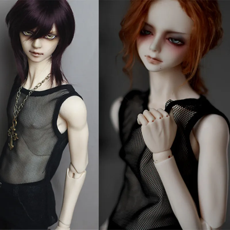 

Одежда для кукол BJD, черный сексуальный жилет, нижняя рубашка для шарнирных кукольных жилет 1/3 SD17, аксессуары для кукол