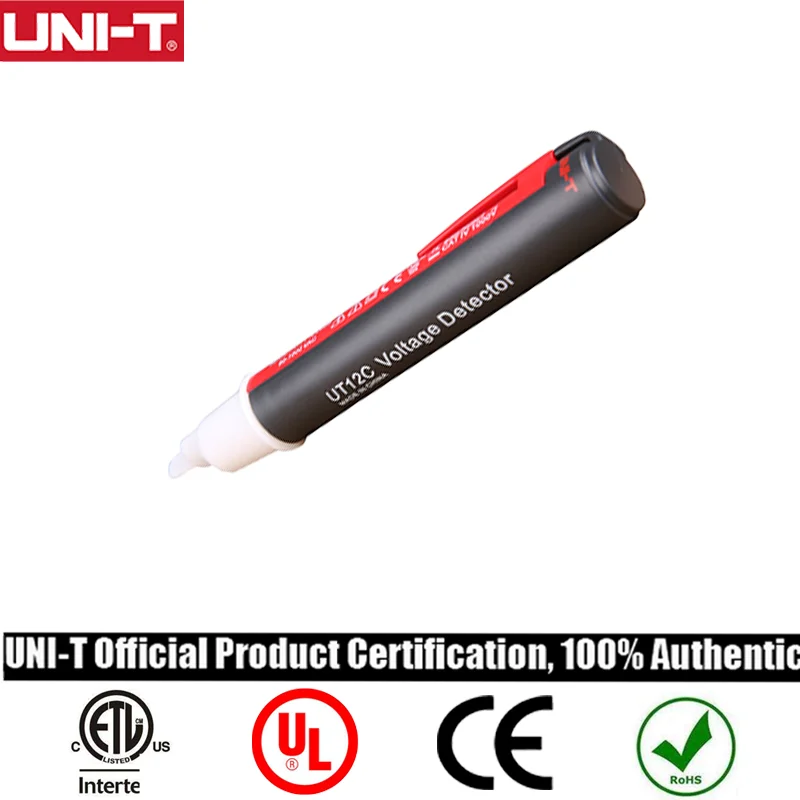 

UNI-T Voltage PenTester UT12C non contact voltage tester pen 90-1000V auto power off electrical test pencil AC Voltage Detectors