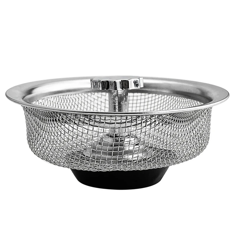 

Stainless Steel Sink Strainer Waste Disposer Outfall Filter Hair Basket Sewer Outfall Water Stopper Plug Bathroom Kitchen Access