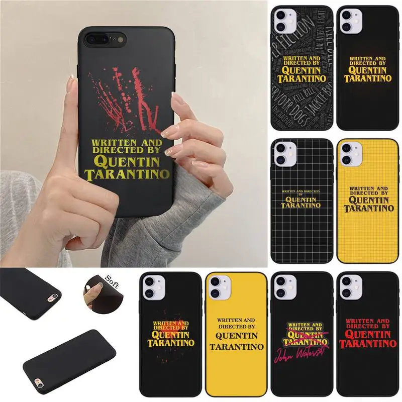 

Written And Directed By Quentin Tarantinos Phone Case Cover For Samsung A51 A52 A71 A72 A80 A91 A20E A32 A31 A21 A11