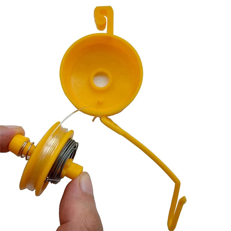 Фото L68Alant Yoyo Вешалка для выращивания растений с пробкой, регулируемая поддержка комнатных растений Yo Yo (упаковка из 15 шт.) №2
