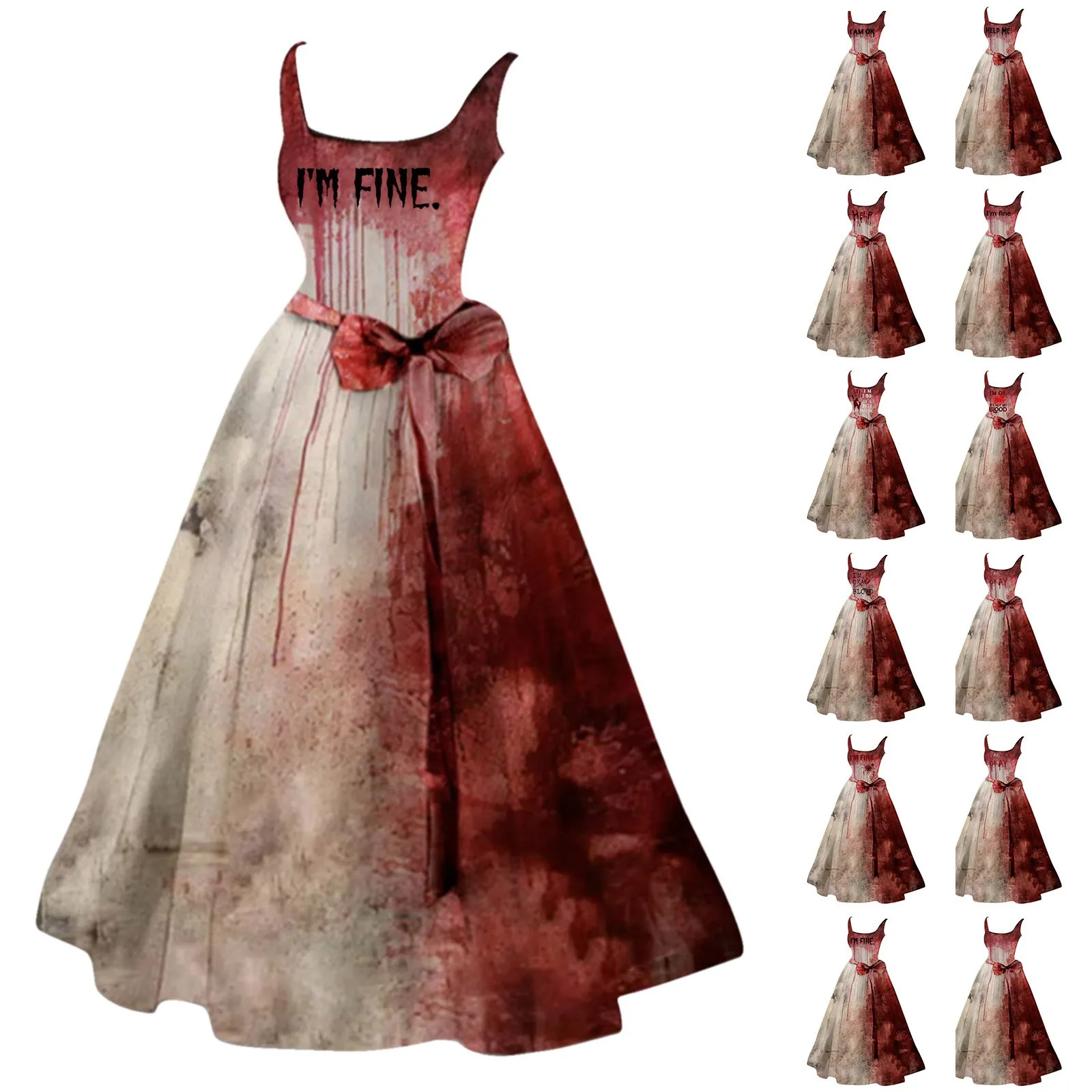 Женское винтажное вечернее платье Длинные приталенные платья без рукавов с