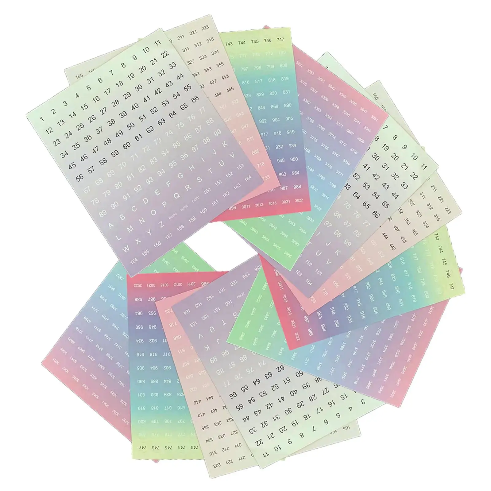 12 наклеек с бриллиантами и номерами DMC наклейки номером нити для вышивания