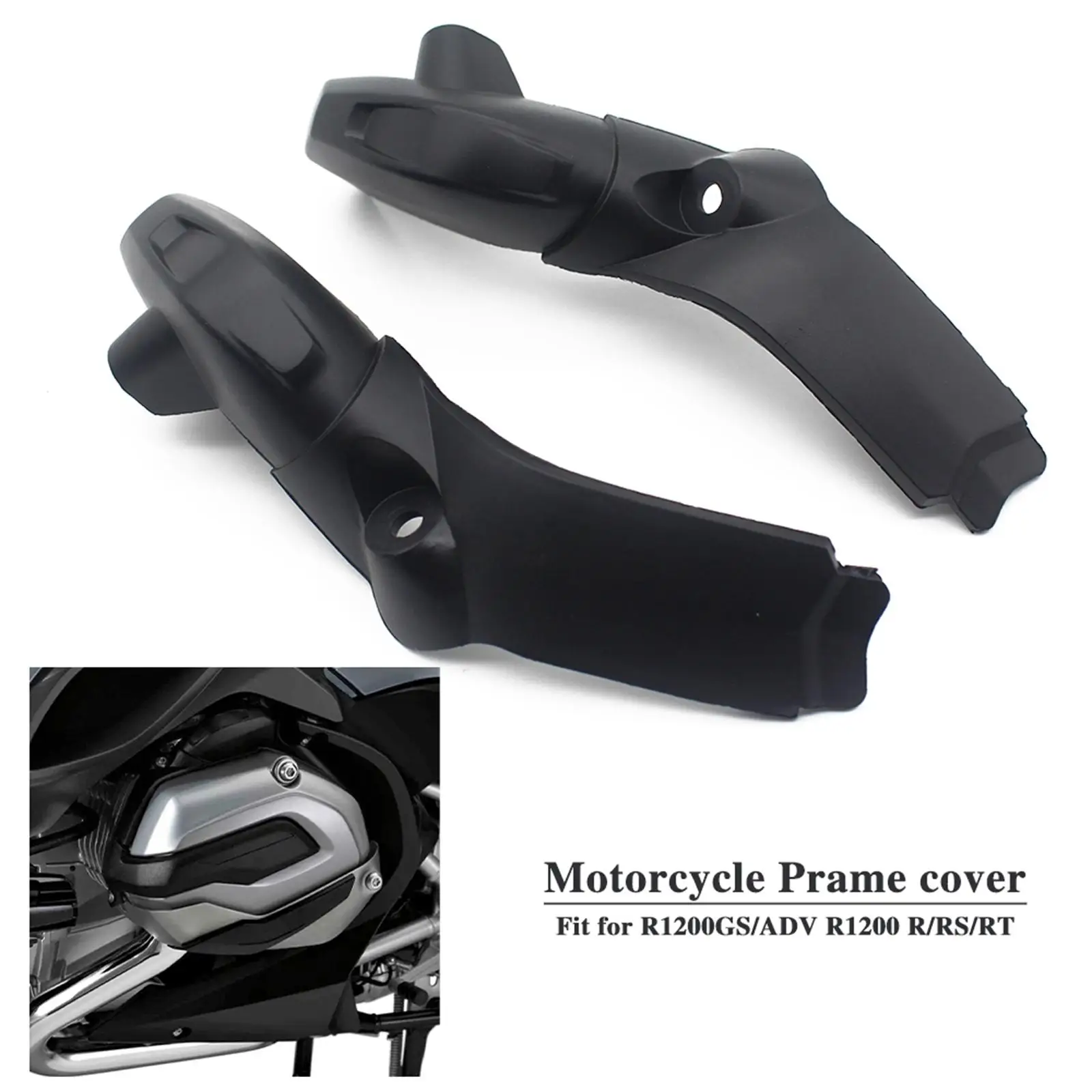 

2x Ignition Coil Spark Plug Cover for R1200GS R1200R RS Black