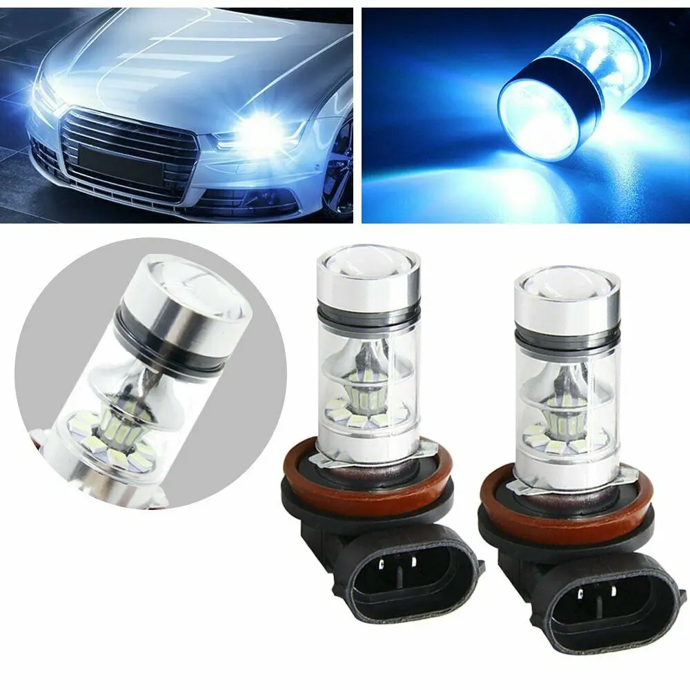 

Лампа для фар H11 H16 H8 H9 Ice Blue Kit 12 в 360 2x 3600LM 2323 K 8000 °