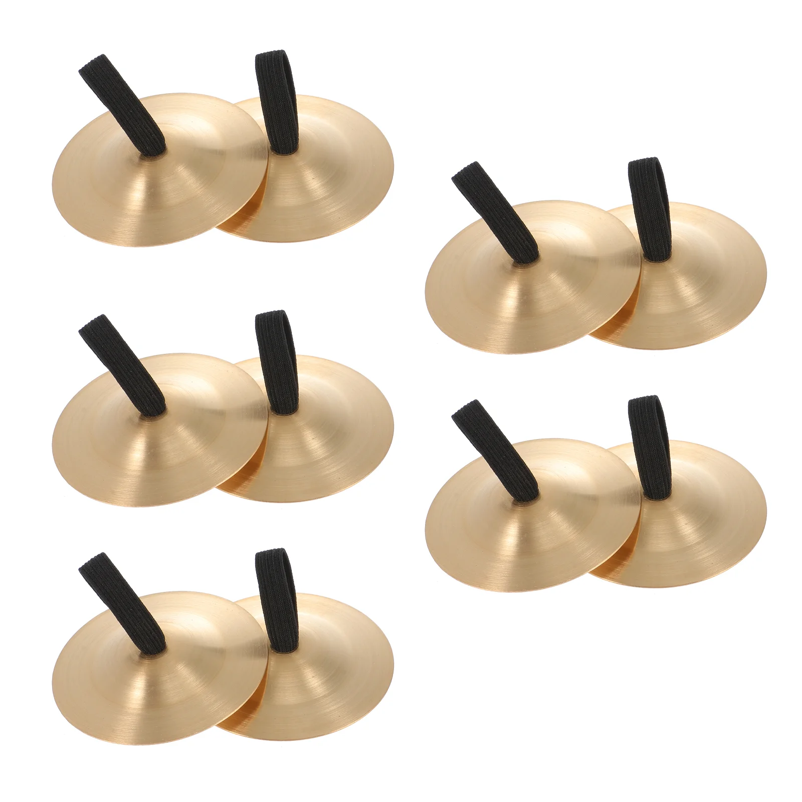 

10 Pcs Orff Copper Cymbals Small Children Percussion Instrument Instruments Kids Prom Musical