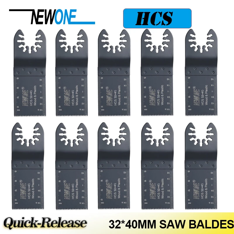 NEWONE HCS 32*40 мм быстросъемное колеблющееся полотно пилы для резки дерева/пластика в электрических многофункциональных инструментах лезвия пилы аксессуары