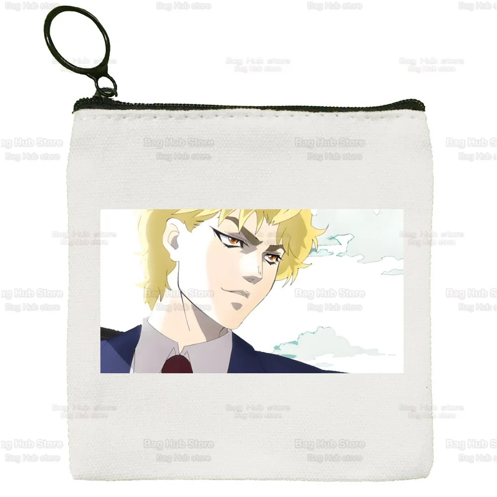 Jojo Bizarre Adventure Japanese Anime Key Bag Classic Animation Jotaro Star Platinum Manga Zipper Storage Bag Customized