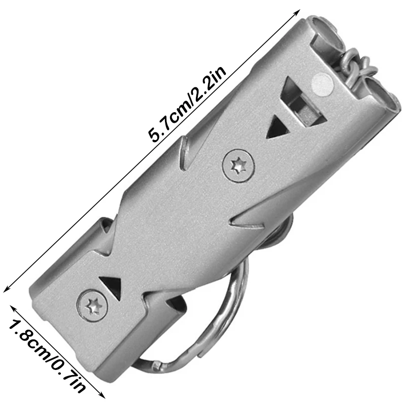 

Брелок из нержавеющей стали с высоким децибелным сигналом для экстренных ситуаций