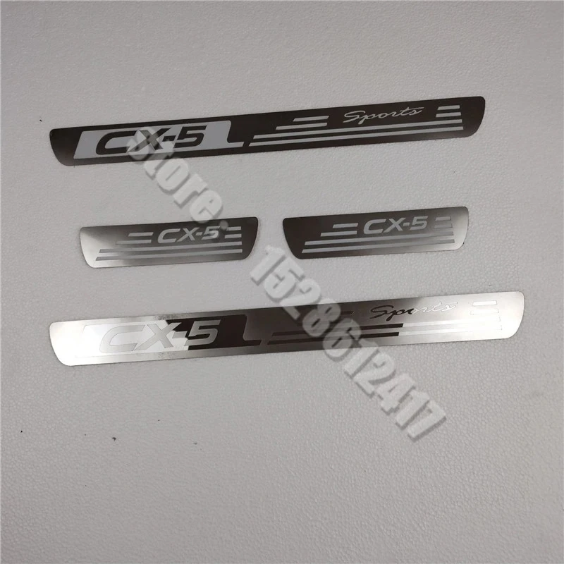

For Mazda cx5 CX-5 2012 2013 2014 -2016 Scuff Plate/Door Sill Door Sill Scuff Plate Welcome Pedal Auto Accessories