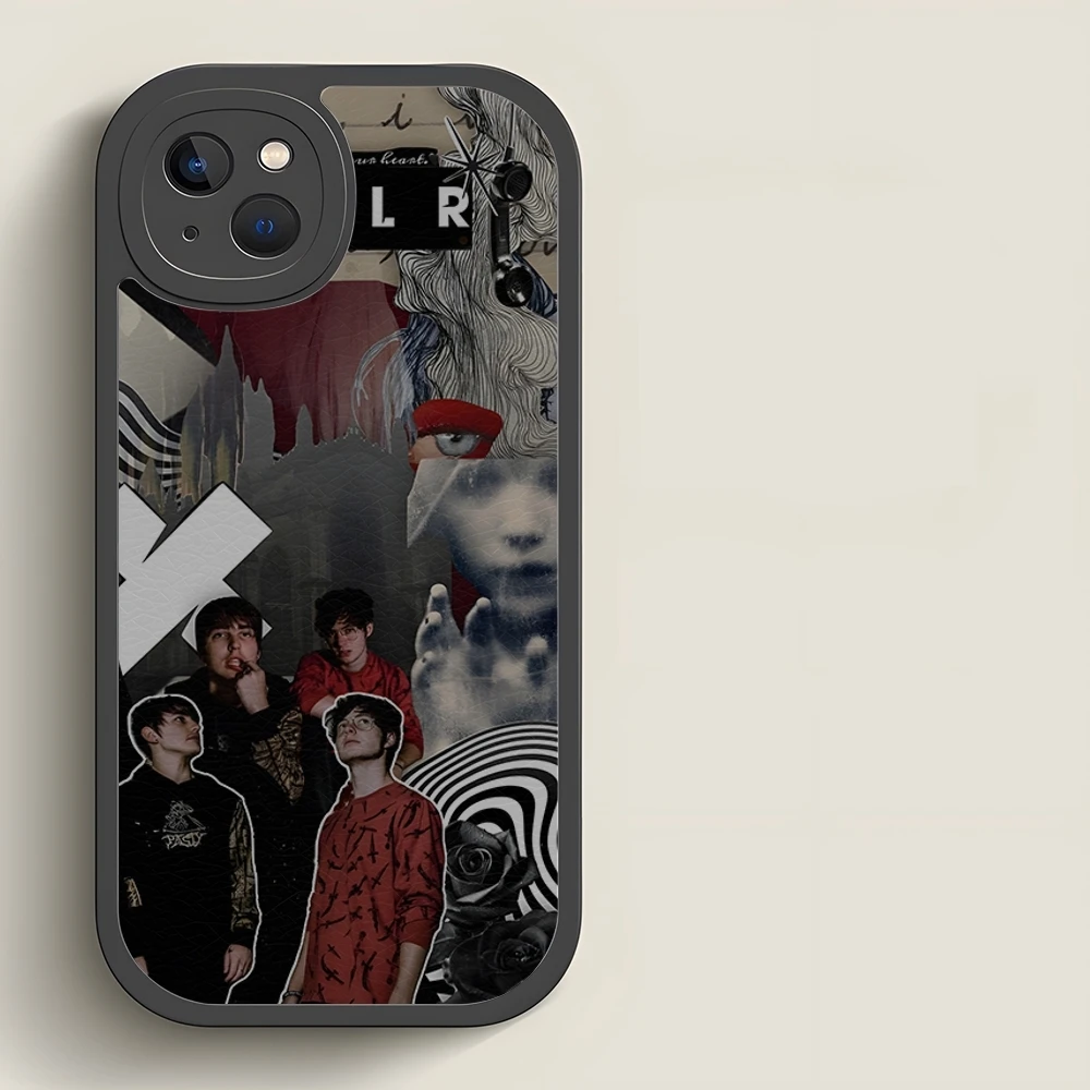 Чехол Sam And Colby для IPhone 15 14 13 11 12 Pro Max Mini грязеотталкивающий X XR XS 8 Plus 2024 из шкуры