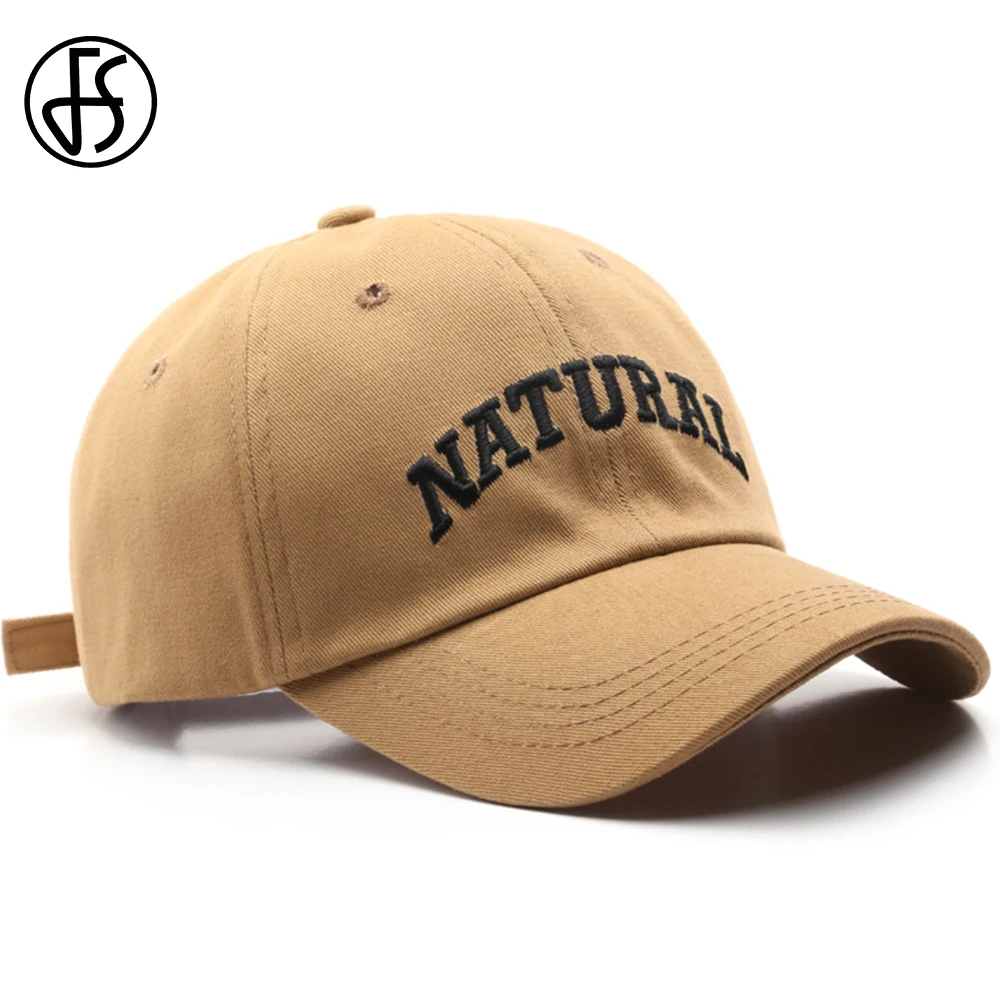 

FS Trendy Korean Hip Hop Caps Khaki Blue Retro Baseball Cap For Men Beach Sunshade Women Summer Hat 2022 Gorras Para Mujer