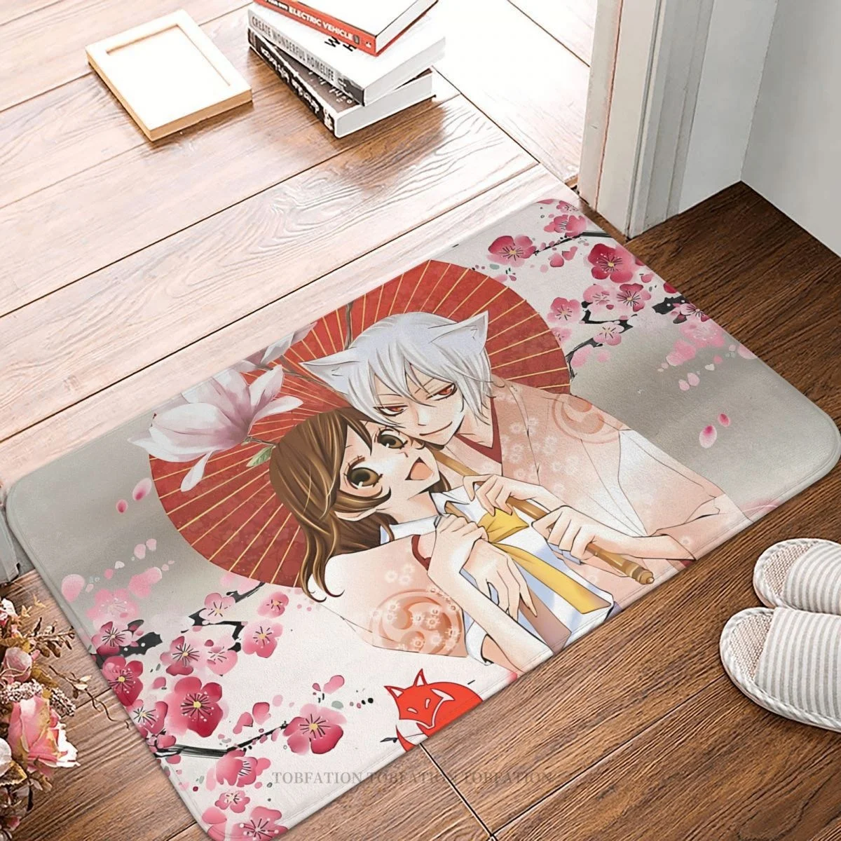 

Комикс Kamisama Love нескользящий дверной коврик для гостиной коврик Tomoe и Nanami для обнимания коврик для балкона ковер для входной двери домашний декор