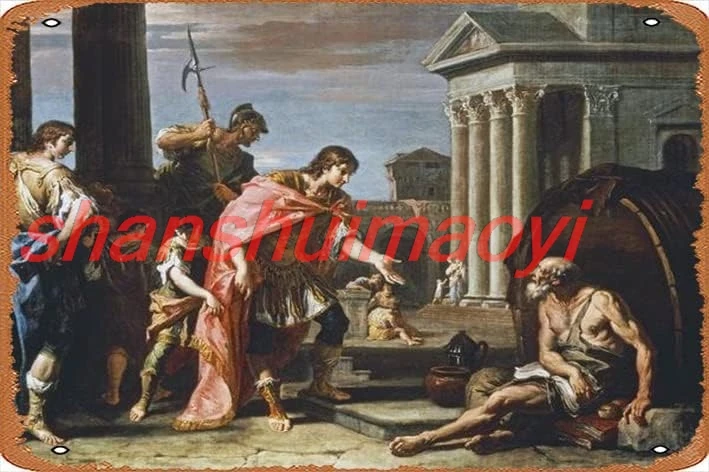 Классическая аркадная игра фильмы Себаано Рикчи Александр и Диогенс настенный