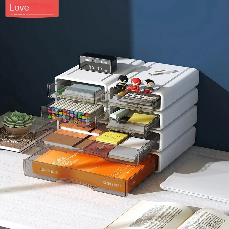 Настольный ящик для хранения большой шкаф файлов формата А4 органайзер косметики
