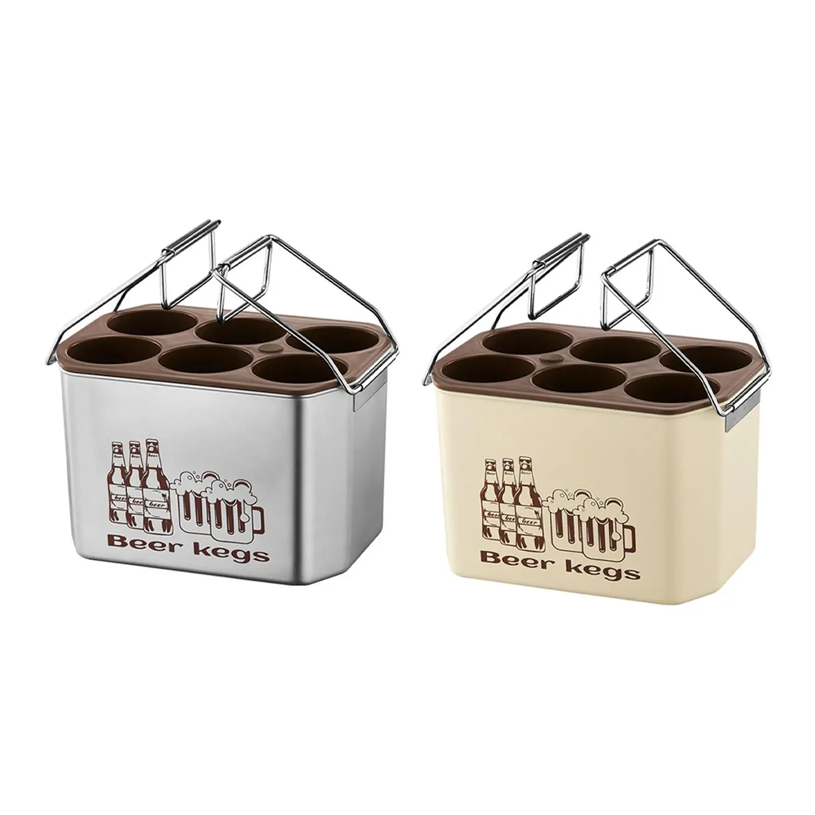 Пивная переноска для 6 пива - пивной охладитель портативная корзина вместимость