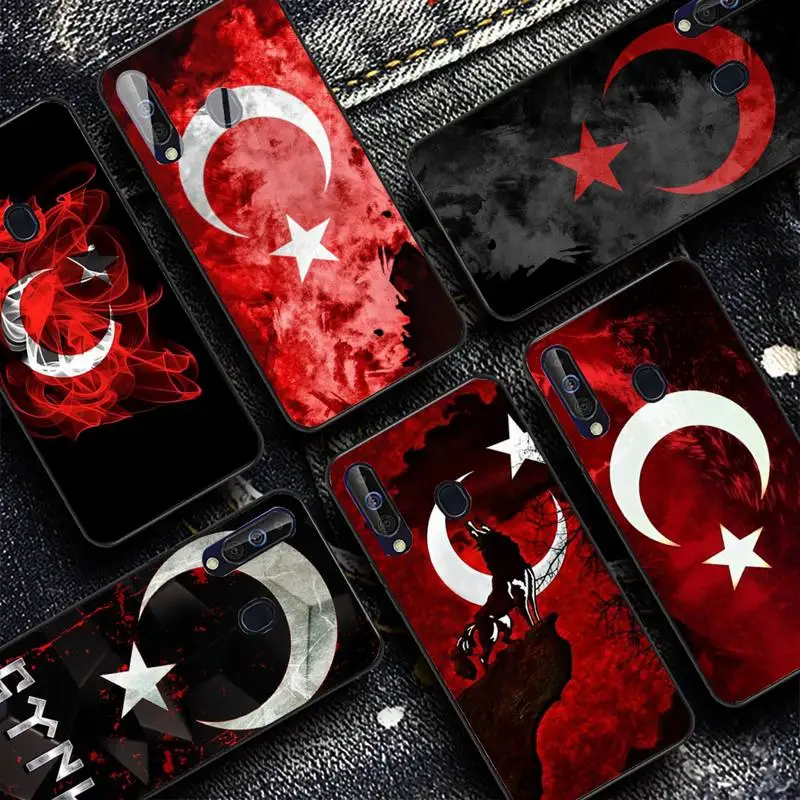 

Turkey Flag Phone Case for Samsung A51 01 50 71 21S 70 31 40 30 10 20 S E 11 91 A7 A8 2018