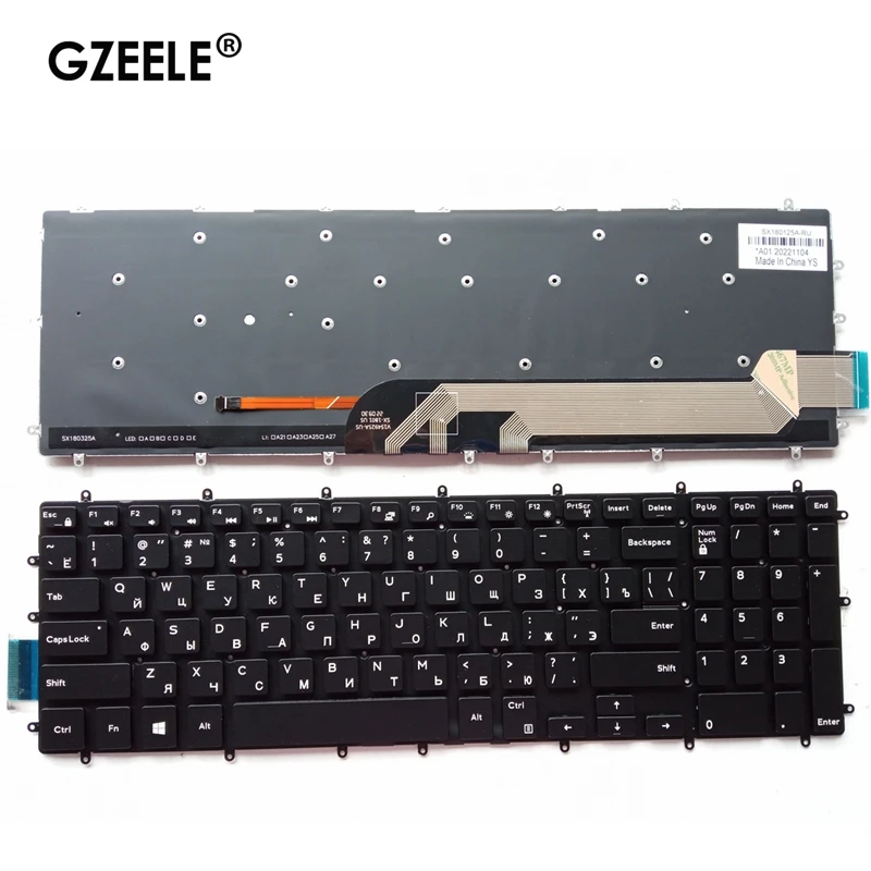 

RU Keyboard For Dell G3 3590 3579 3779 3593 G5 5500 5565 5567 5570 5590 5587 5575 5770 5775 G7 7588 7570 7580 7587 7566 7778