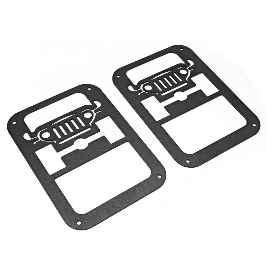 1 пара черных колпачков для задних фар защита колпачки Jeep Wrangler JK 2007-2017