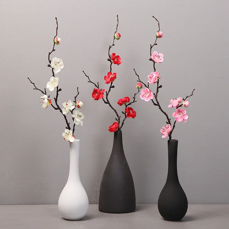 

Artificial Plant Plum Blossom Chinese Style Small Winter Plum Artificial Flower Home Decoration Artificial Plum Silk Flower