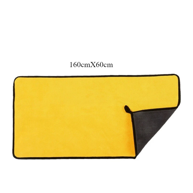 

Автомобильное полотенце большого размера из микрофибры, полотенца для мытья, высокая водопоглощение, мягкая ткань, уход за детализацией автомобиля, быстросохнущие инструменты для чистки автомобиля