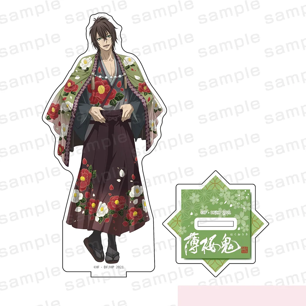 Фото Акриловая подставка-брелок Hakuoki Hijikata Yukimura, 15 см, двусторонняя, новинка 2026 года, аниме-декор для стола, настольный дисплей, подарок №4