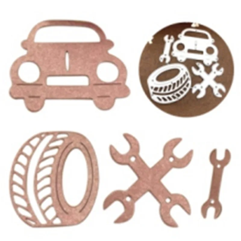 

Vehicle Maintenance Tools Metal Cut Dies Stencils for Scrapbooking Stamp/Photo Album Decorative Embossing DIY Paper Cards