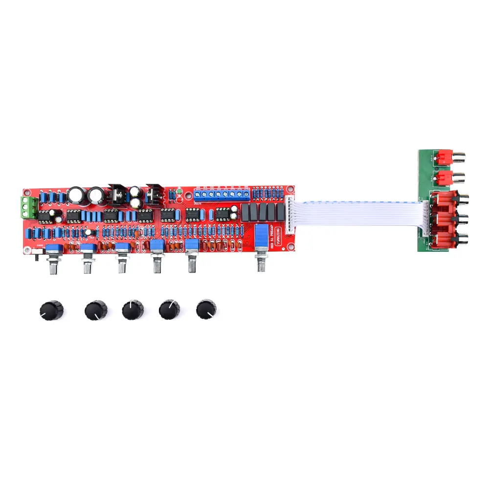 

Плата предварительного усилителя сабвуфера NE5532, Hi-Fi, 5,1 тонов, регулировка громкости, плата фильтра низких частот, двойной AC12V