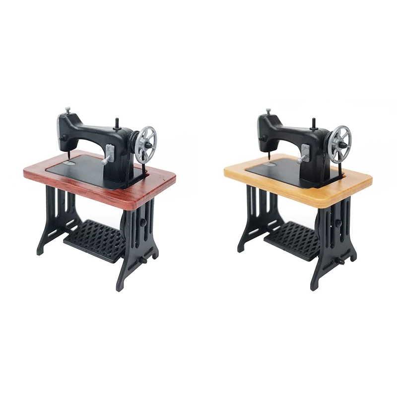 

1/24 Миниатюрный Кукольный домик, швейная машина, детский Кукольный домик, декоративные аксессуары для кукольного домика, игрушки