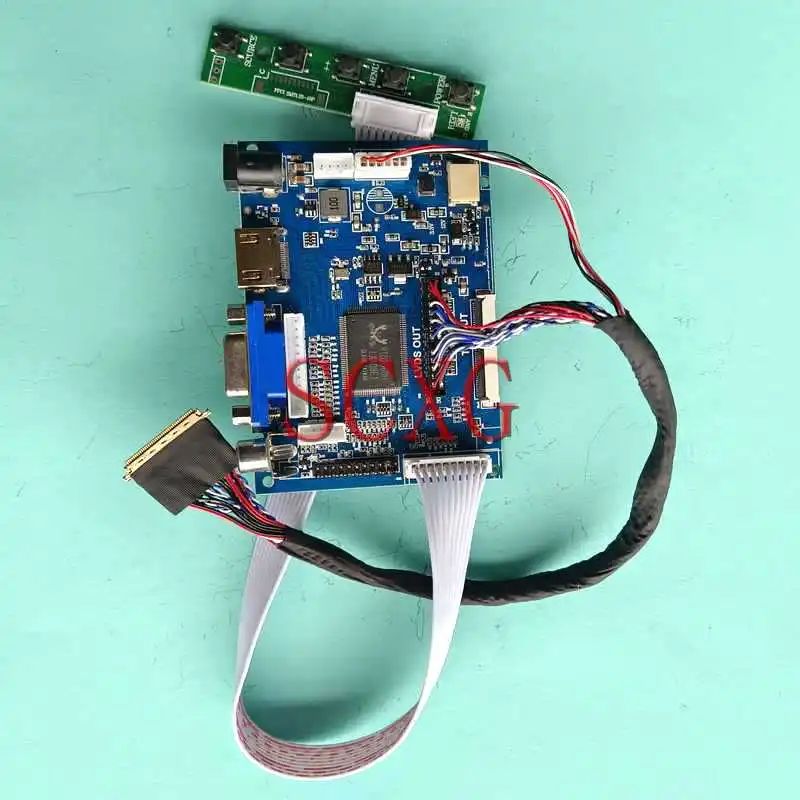 

For LTN140AT07 LTN140AT08 Laptop LCD Screen Driver Controller Board AV VGA 40 Pin LVDS HDMI-Compatible 1366*768 14" DIY Kit