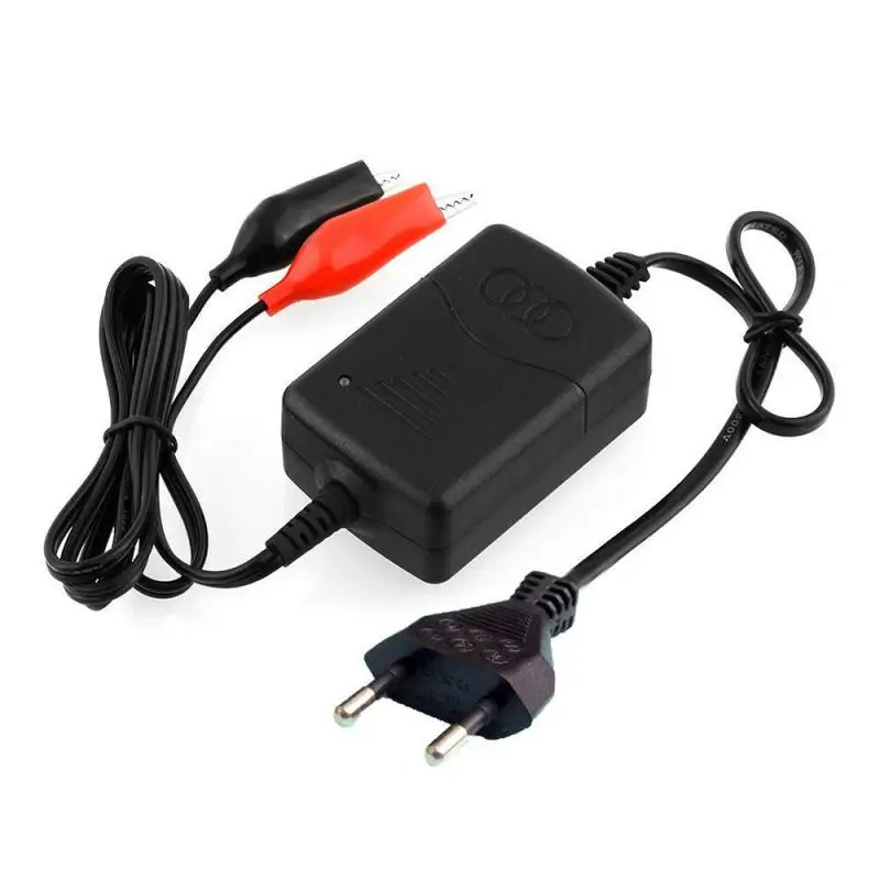 

Motorcycle Battery Charger 12V Auto Short Circuit Protection Lead Acid Rechargeable Automatic Battery Charger EU Plug