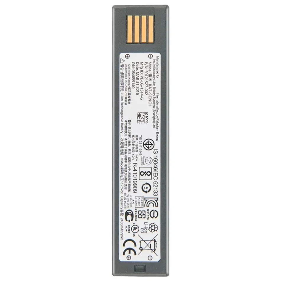 Аккумулятор 2400 мАч для Honeywell 1202G 1902GHD GSR 1452G 4820 3820 BAT-SCN01 General Scanners