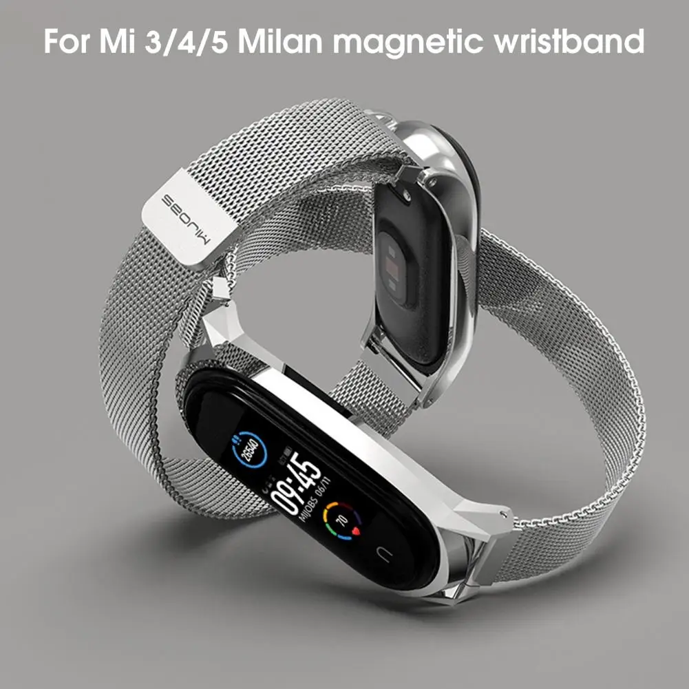

Ремешок из нержавеющей стали для Xiaomi Mi Band 3/4/5/6/7