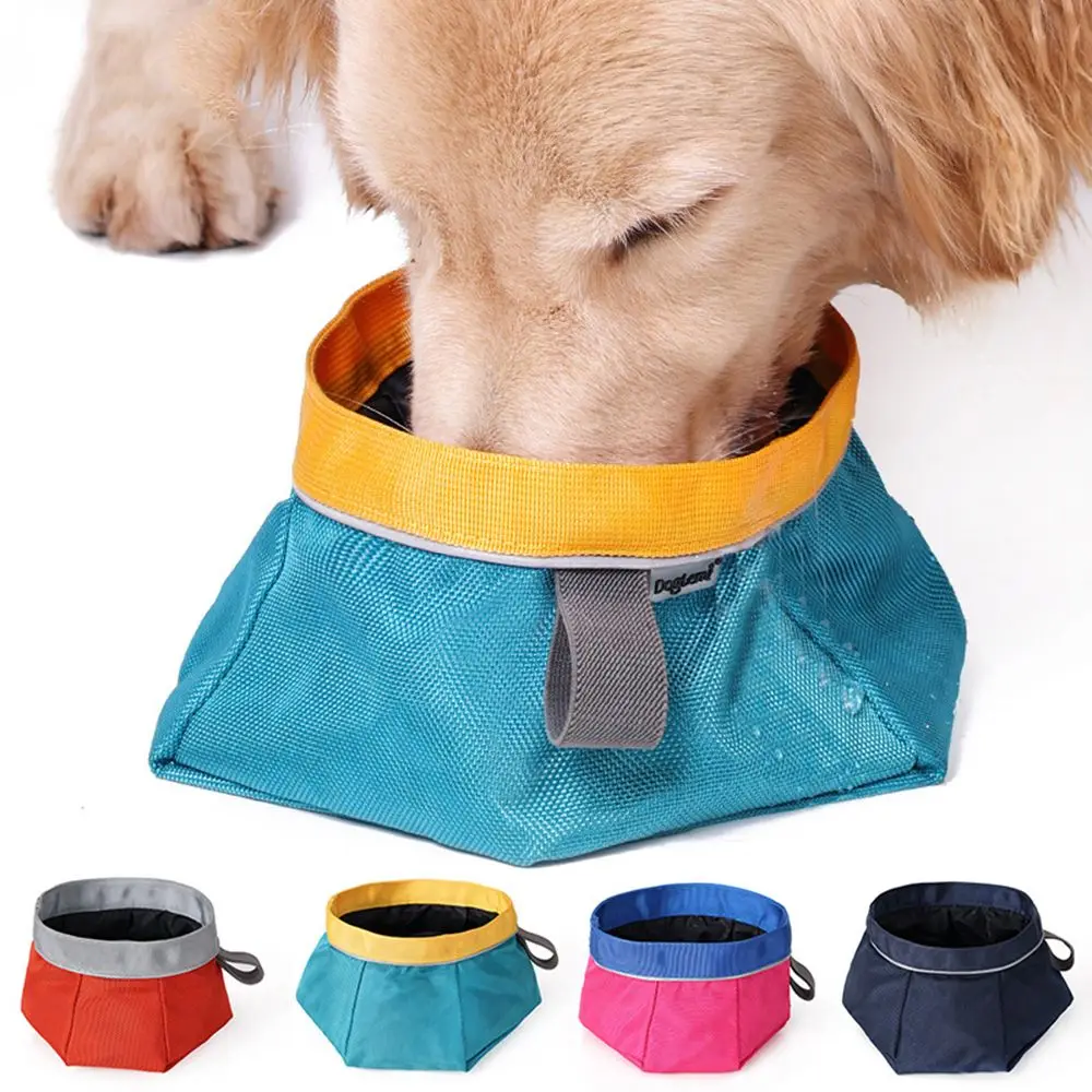 

Collapsible Waterproof Park Hiking Drinking Feeding Bowl Hive Dog Bowl Outdoor Pet Bowl Feeding Bag