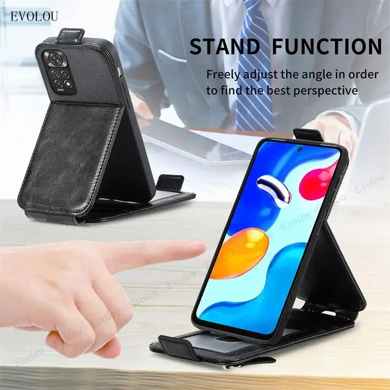Для Xiaomi 14T Pro 14 T Вертикальный флип-кожаный чехол-держатель для карт на молнии Mi 14Tpro