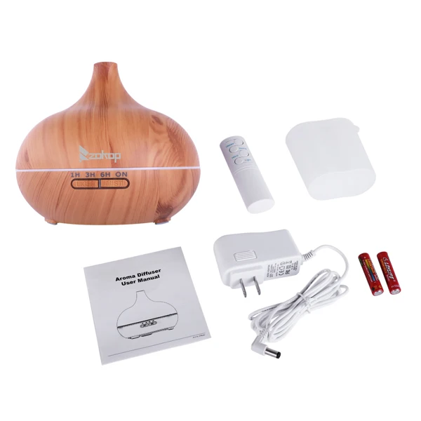 

Yonntech 300ml Air Humidifier Essential Oil LED Light Diffuser Wood Aromatherapy Diffusers Aroma purifier Mist Maker