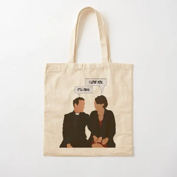 

It Ll Pass Cotton Canvas Bag Fashion Travel Handbag Shoulder Bag Grocery Foldable Fabric Designer Casual Unisex Tote Shopper