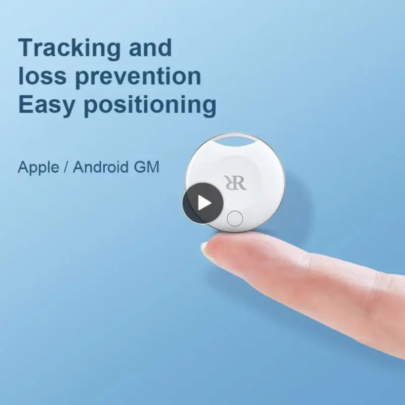 

White Smart Locator Remote Recording Compatible Location Tracking For Android Finder 90mah Button Battery V5.2 Gps