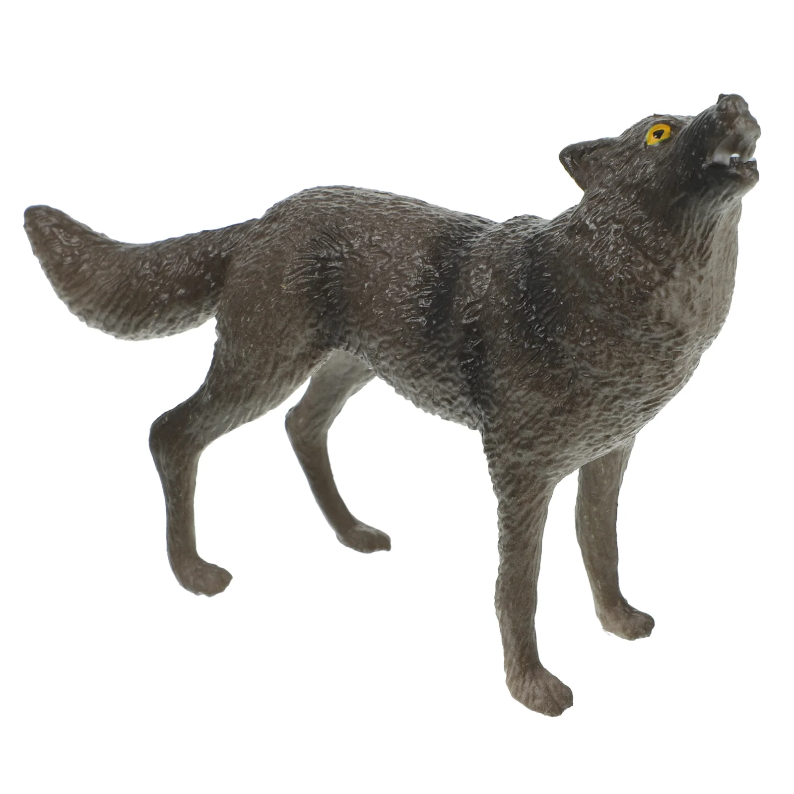 

Wolf Figurine Wolf Adornment Wildlife Wolf Ornament Wolf Model Plastic Wolf Toy