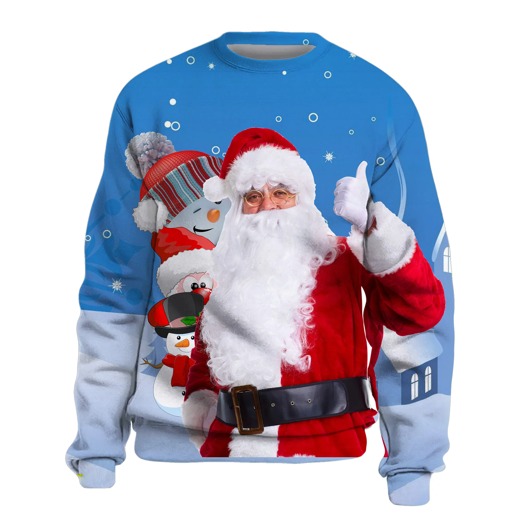 

2022 Зимние толстовки с капюшоном с Санта-Клаусом, свитеры, Рождественский свитер, флисовые мужские и женские повседневные пальто, топы, одежд...