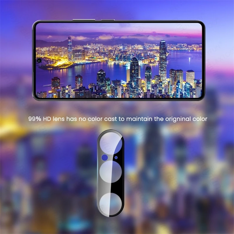 Для Sony Xperia 1 VI 5G Case 3 шт 3D изогнутая Защита объектива камеры закаленное стекло Xperia1VI