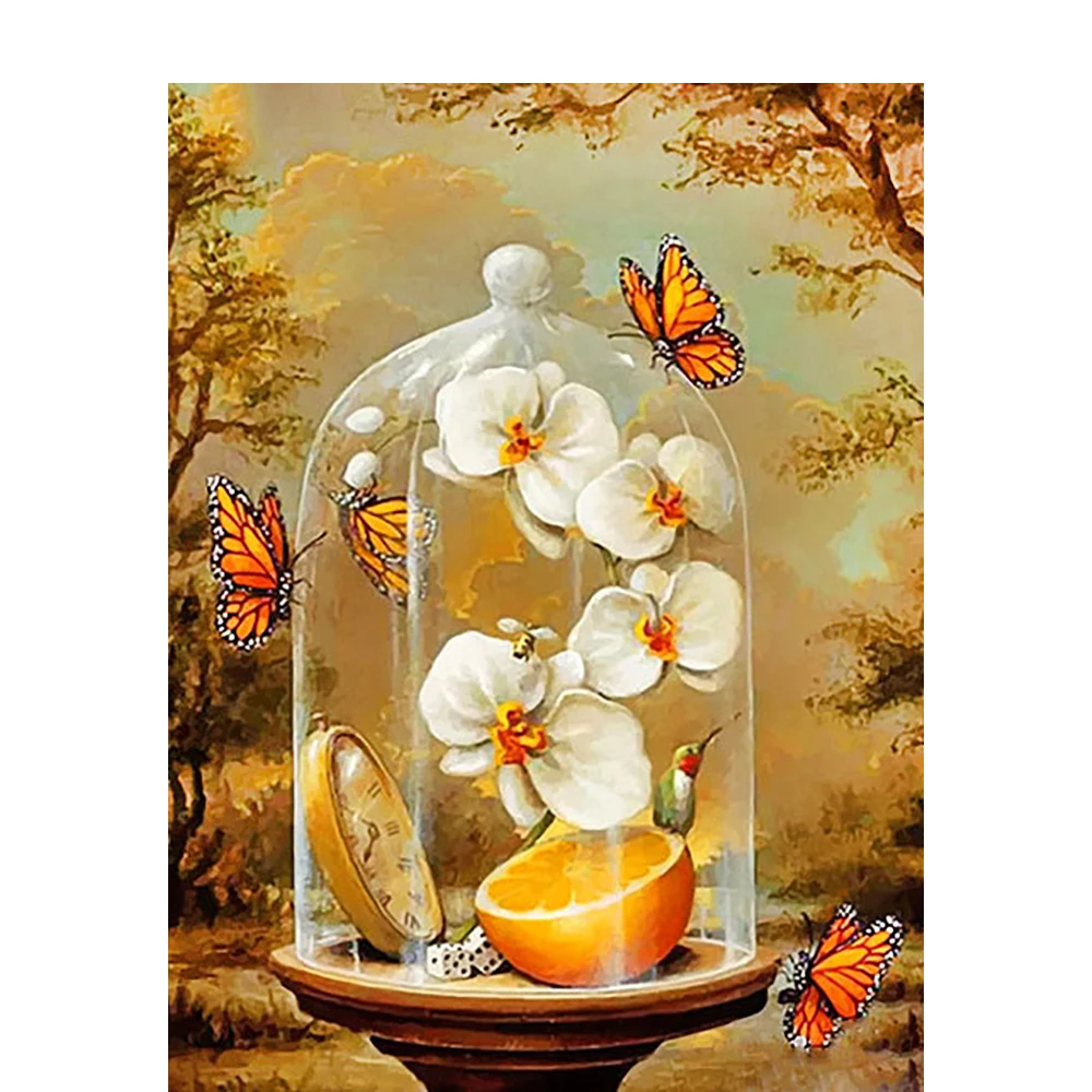 

YI BRIGHTDiamond художественная живопись бабочка цветок мозаика Стразы картины Вышивка животные ручной работы домашний декор вышивка крестиком Ki