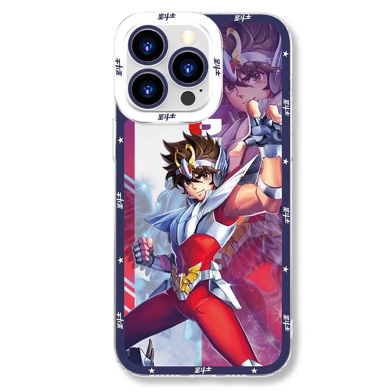 Saint Seiya Anime Phone Case for Infinix Note 40 30i 12 11 10 Zero 30 20 Smart 9 8 7 6 5 VIP Pro Plus 4G 5G Clear Cover