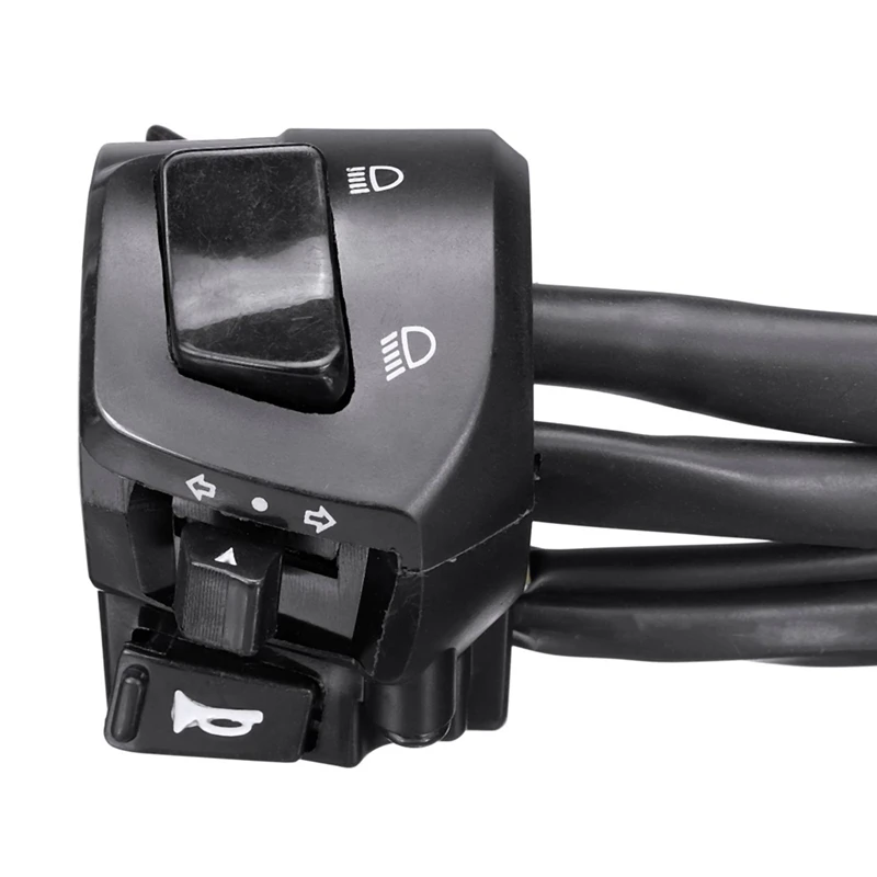 12V 22Mm 7/8 Inch Motorcycle Handlebar Controller Switch Fog Light Horn Electric Start Double Throttle