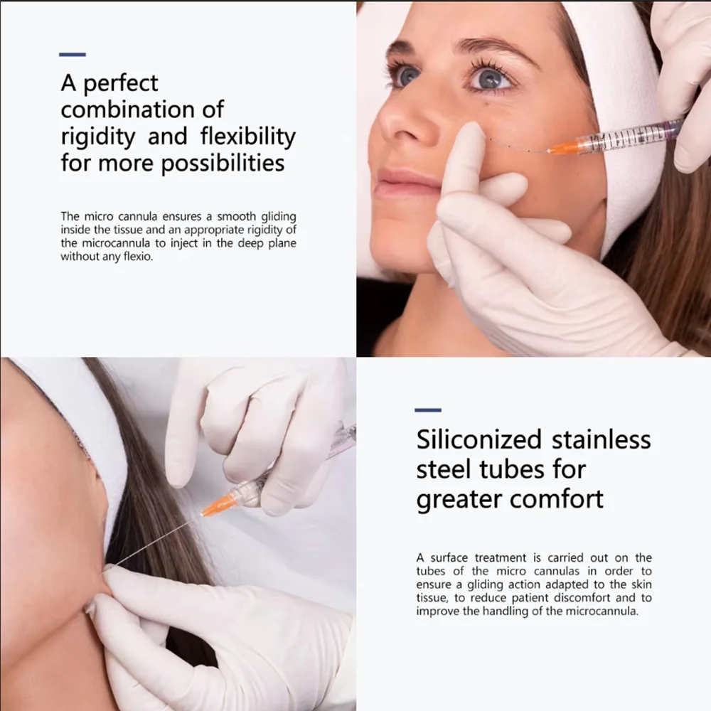 10 шт. тупые канюли для инъекций наполнителя 14 г 18 20 21 22 23 25 27 30 Мочевая Кислота лица
