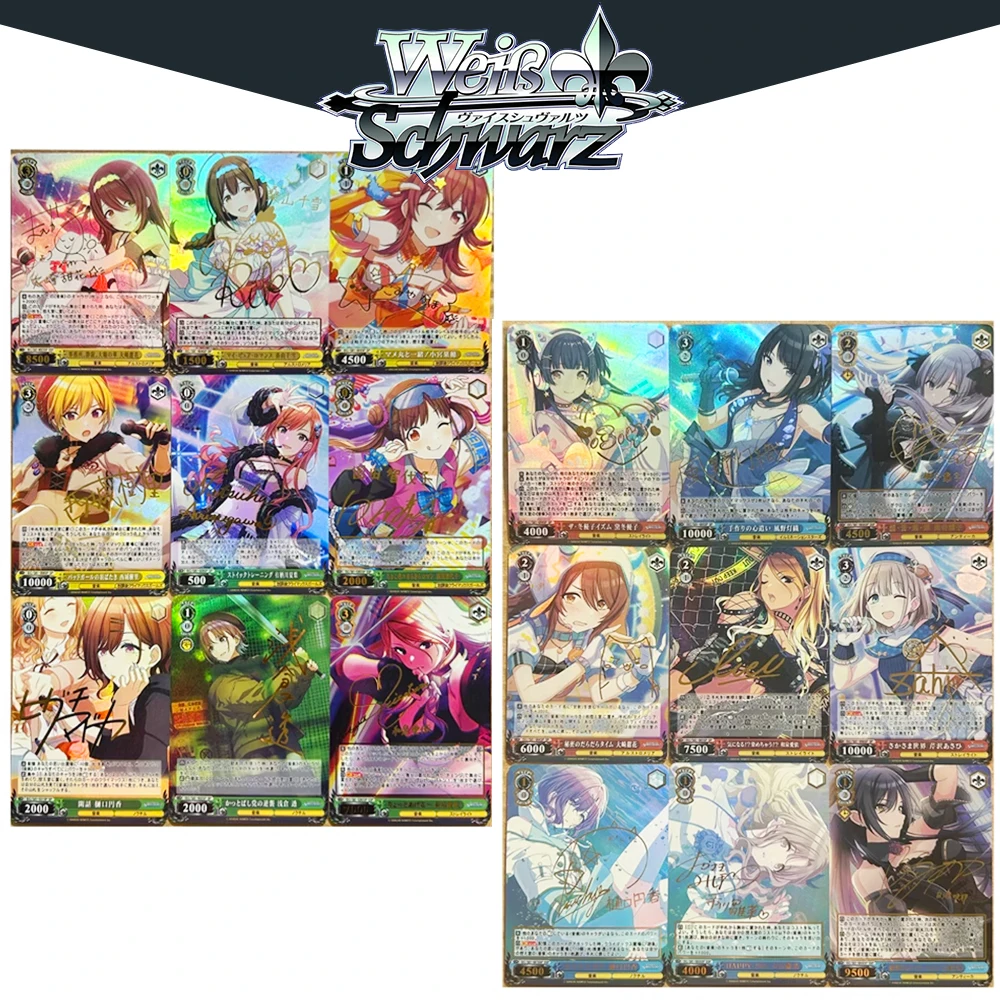 Коллекционные карты Bandai Weiss Schwarz THE iDOLM@STER SHINY COLORS 9 шт.