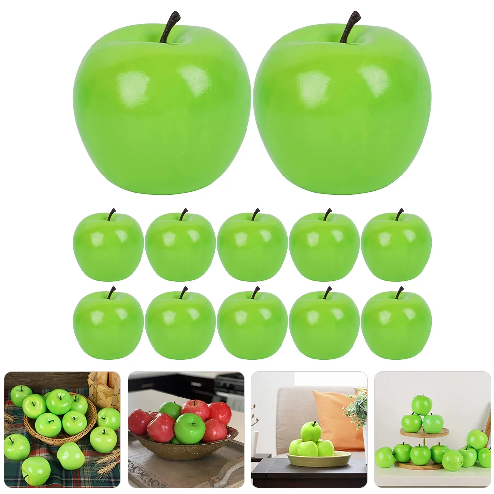 

12 Pcs Decorate Simulated Fruit Ornaments Home Foam Kitchen Photography Decoration
