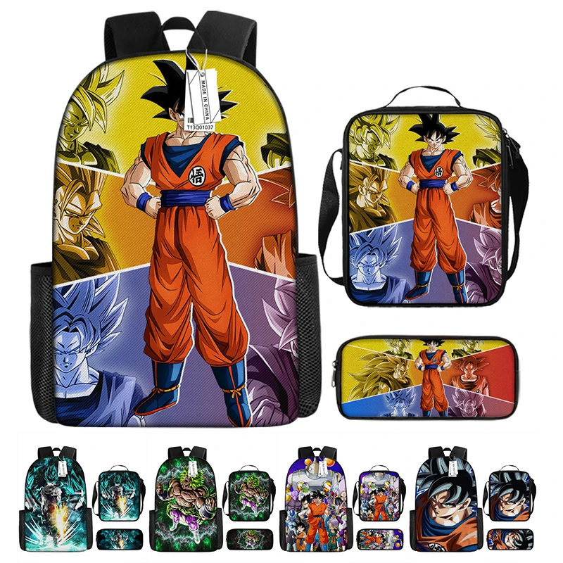 

Dragonball 16 Inch Printed Daily Bookbags School Bag Rucksack Kids Backpack Cool Patternkids Children Gift Back To School