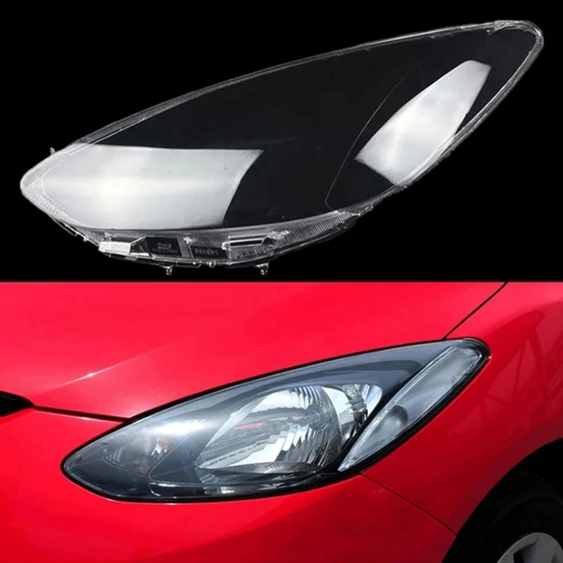 1 пара прозрачная крышка для автомобильных фар Mazda 2 2007-2012