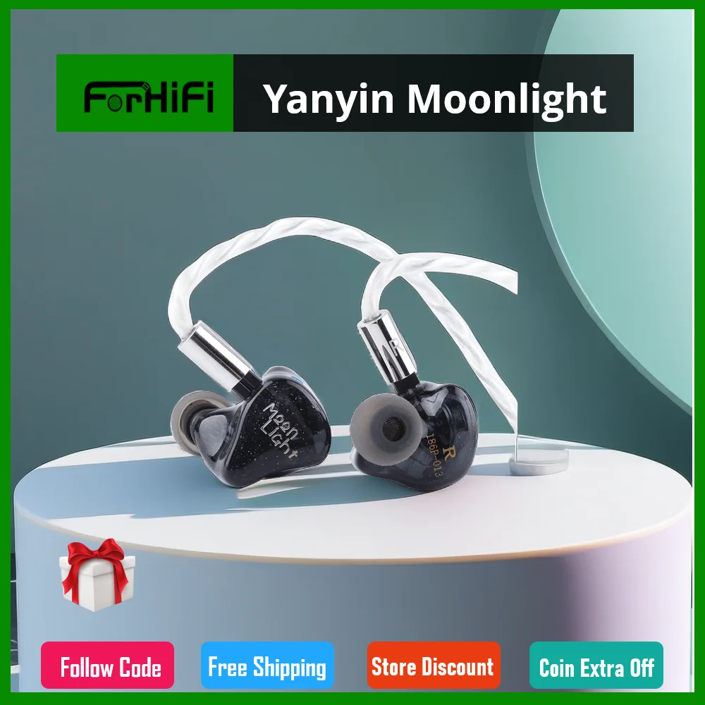 

Yanyin Moonlight 2EST + 4BA + 1 гибридные Внутриканальные наушники-вкладыши с динамическим драйвером 2Pin 0,78 мм HiFi